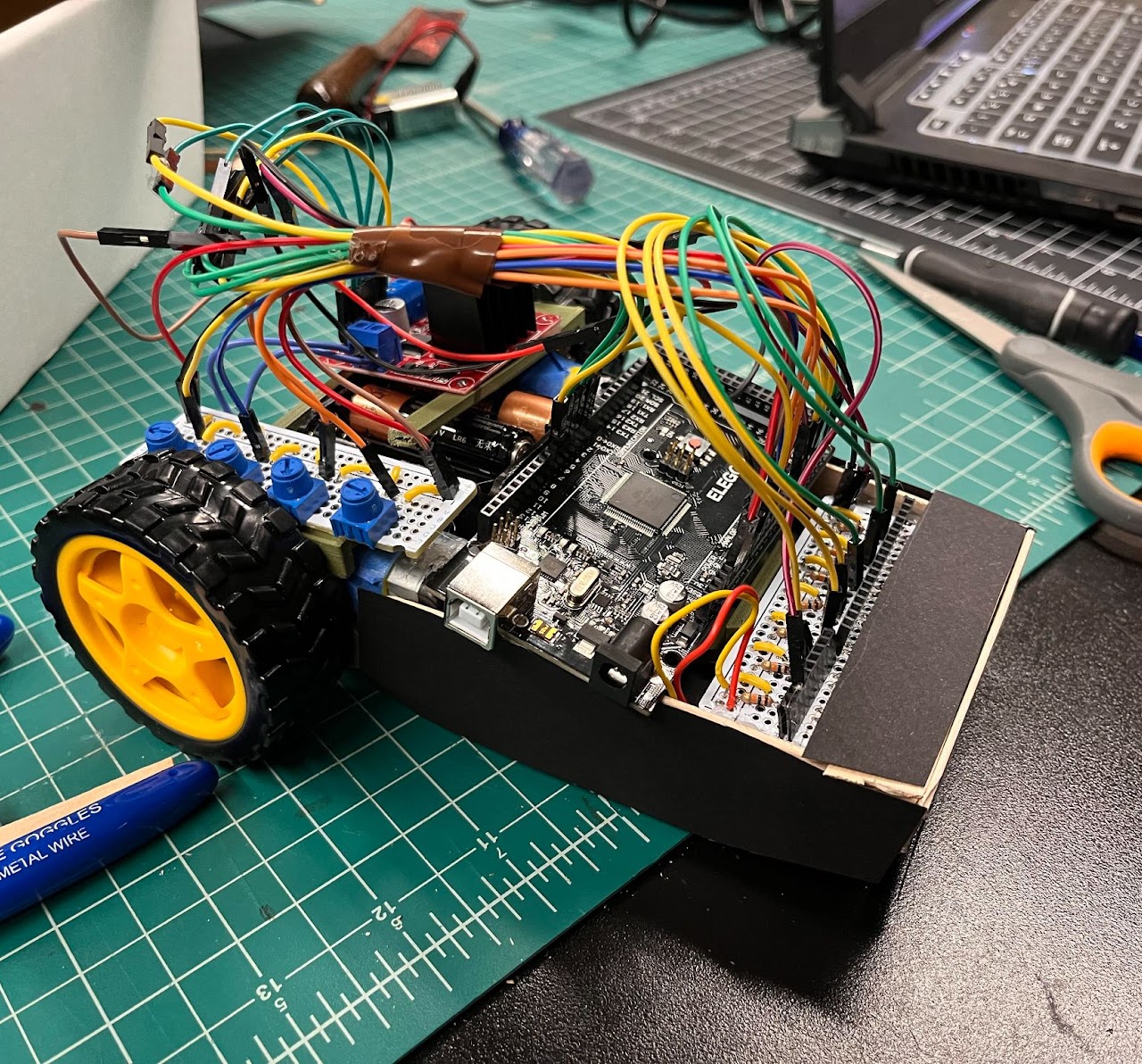 Line Following Robot Project Picture