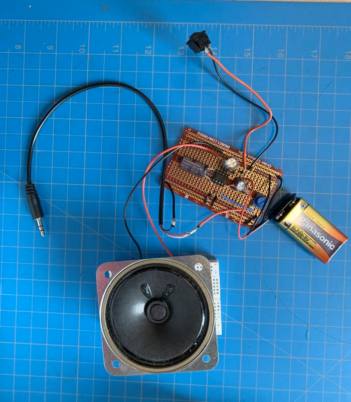 Speaker Project Picture
