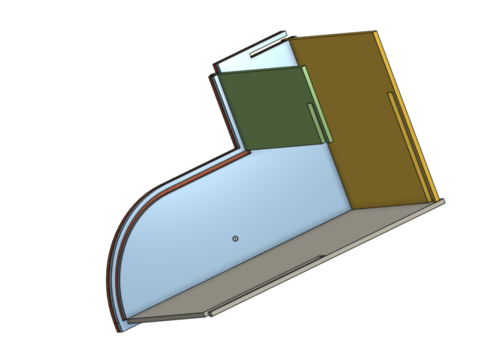 Inside view of the first case design