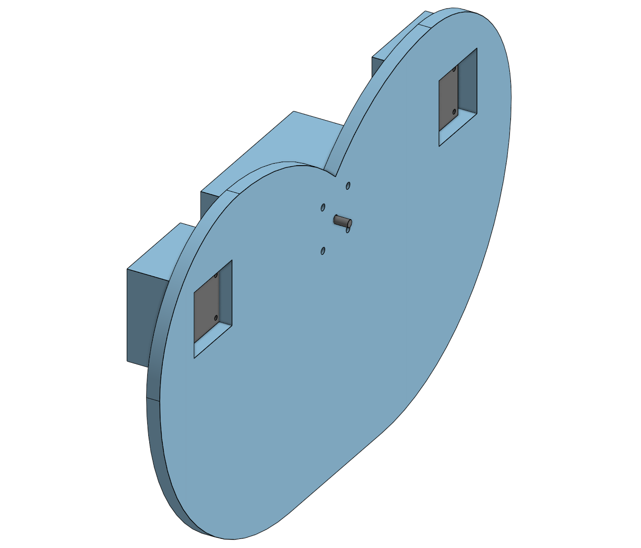 3D Printed Case for Window Cleaning Robot