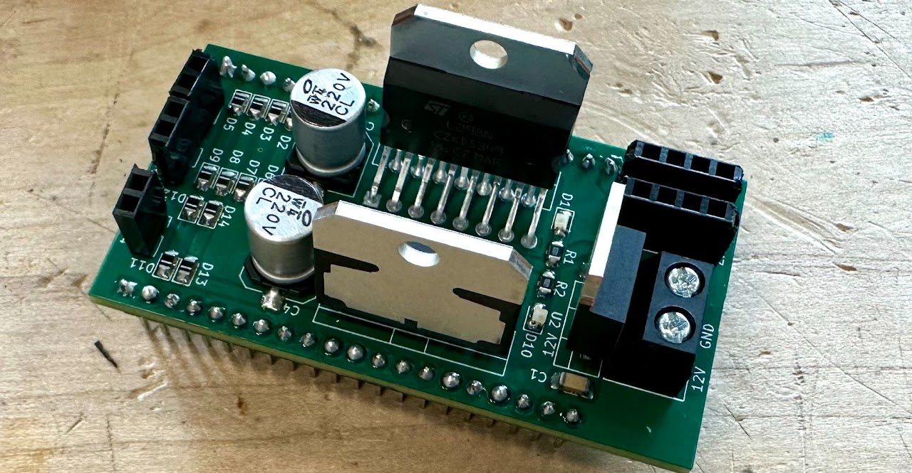 Assembled PCB for Window Cleaning Robot