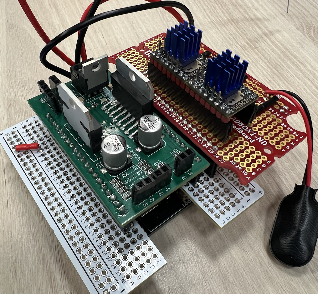 Final PCB for Window Cleaning Robot